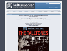 Tablet Screenshot of kulturwecker.at